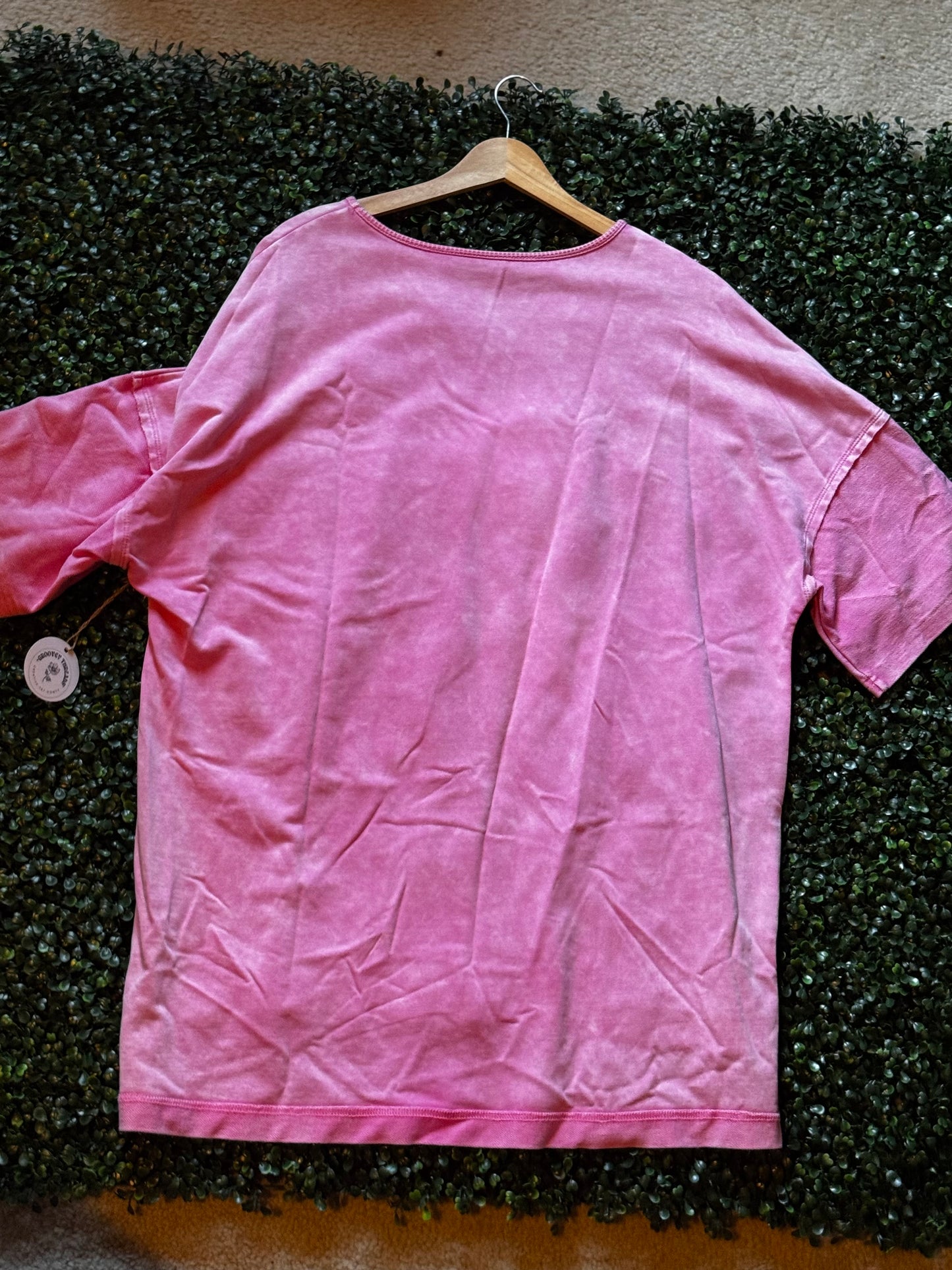 Strawberry pink Quilted mushrooms 2XL