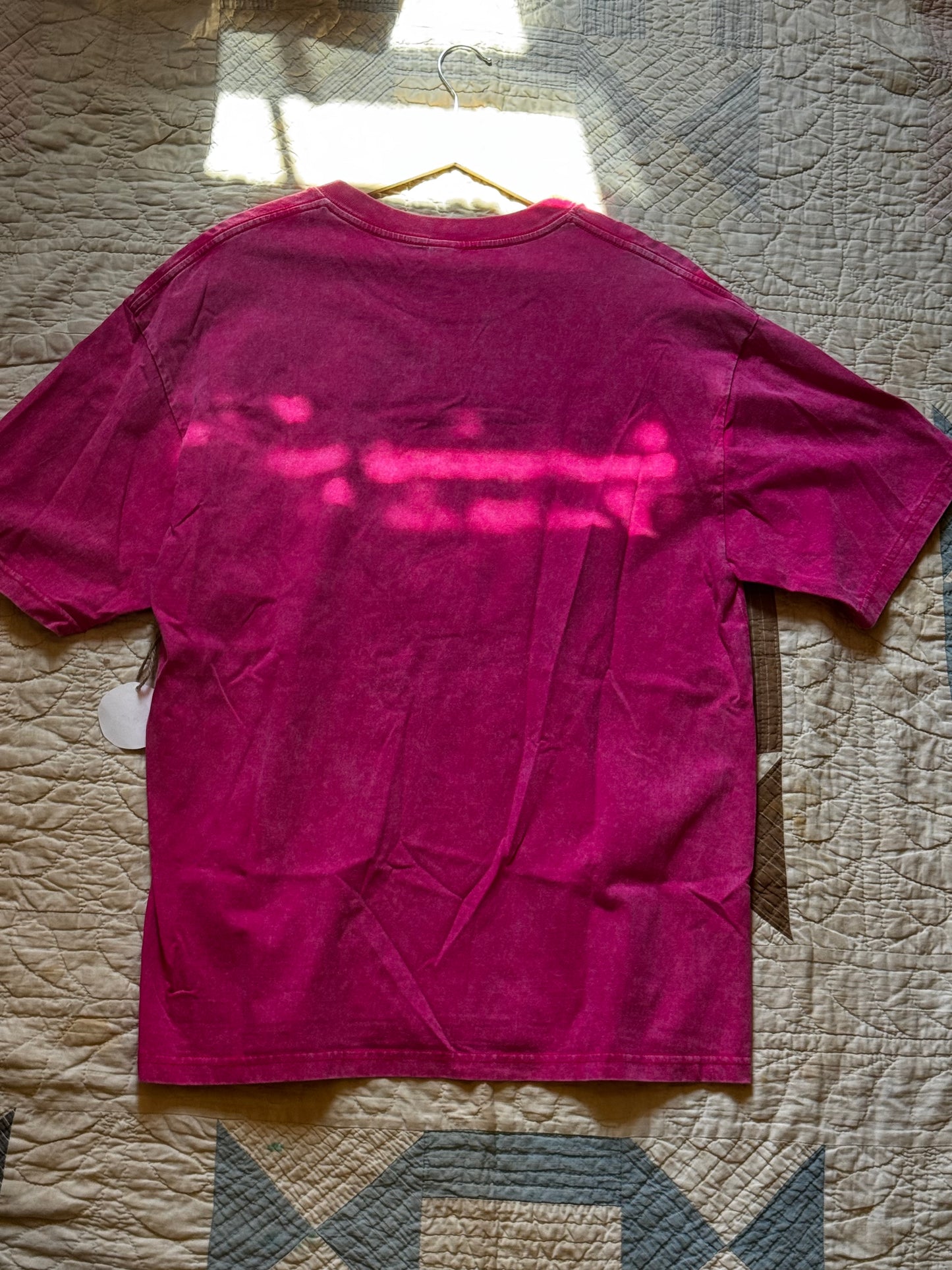 Vibrant Pink Quilted Georgia t-shirt