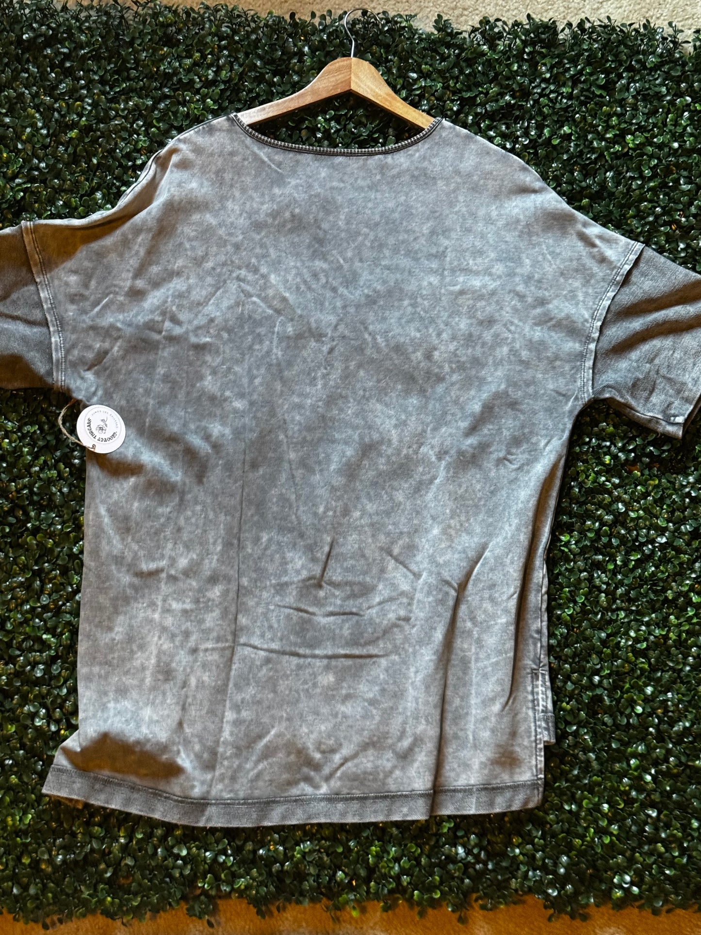 Philippine Gray Quilted 80’s t-shirt L