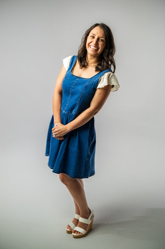 Blue Haven Bowknot Dress